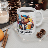 Capybara Bros and Beers Ceramic Mug