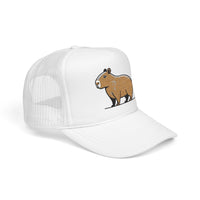 Minimal Capybara Outline Trucker Hat