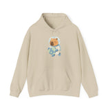 Astronaut Capybara Holding Earth Unisex Hoddie