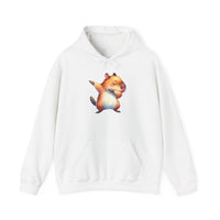 Capybara Doing the Dab Funny Cartoon Unisex Hoodie