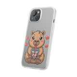Bubble Tea Bliss with Capy Phone Case
