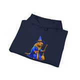 Wizard Capybara in Magic Robe Unisex Hoodie