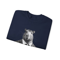 usiness Capybara in Suit and Tie Unisex Sweatshirt