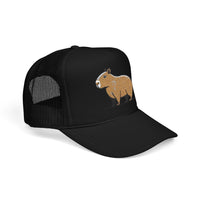 Minimal Capybara Outline Trucker Hat