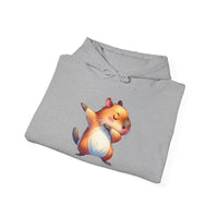 Capybara Doing the Dab Funny Cartoon Unisex Hoodie