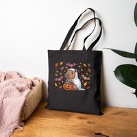 Ghost Capybara Trick or Treat Tote Bag