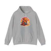 Adorable Capybara Sunset Reading Vibes Unisex Hoodie