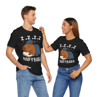 Napybara Funny Sleeping Capybara Design Unisex T-Shirt