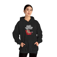 Funny Capybara Barely Tolerating You Face Unisex Hoodie