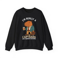 Business Capybara In Human Costume Unisex Sweatshirt