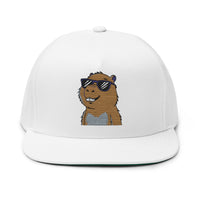 Capybara with Shades Snapback Hat