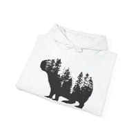 Nature Capybara Forest Silhouette Unisex Hoodie