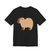 Clean Cartoon Capybara Character Unisex T-Shirt