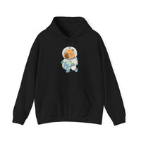 Astronaut Capybara Holding Earth Unisex Hoddie