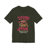 Capybara October Pink Breast Cancer Support Unisex T-Shirt