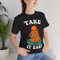 Take It Easy Capybara Unisex T-Shirt