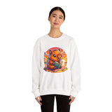 Adorable Capybara Sunset Reading Vibes Unisex Sweatshirt