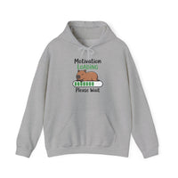 Funny Capybara Motivation Loading Please Wait Unisex Hoodie