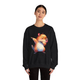 Capybara Doing the Dab Funny Cartoon Unisex Sweatshirt