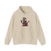 Rockstar Capybara with Electric Guitar Unisex Hoodie
