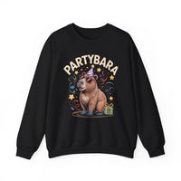 Partybara Capybara Birthday Vibes Unisex Sweatshirt