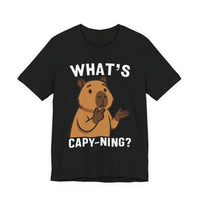 Whats Capyning Capybara Meme Unisex T-Shirt